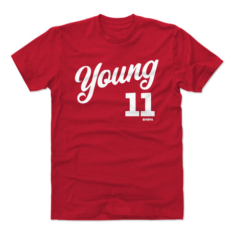 Trae Young Men's Cotton T-Shirt | 500 LEVEL