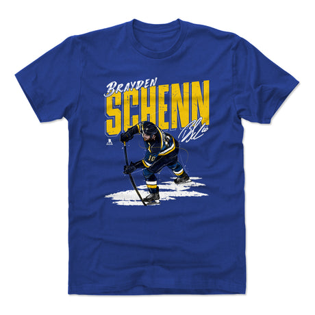Brayden Schenn Men's Cotton T-Shirt | 500 LEVEL