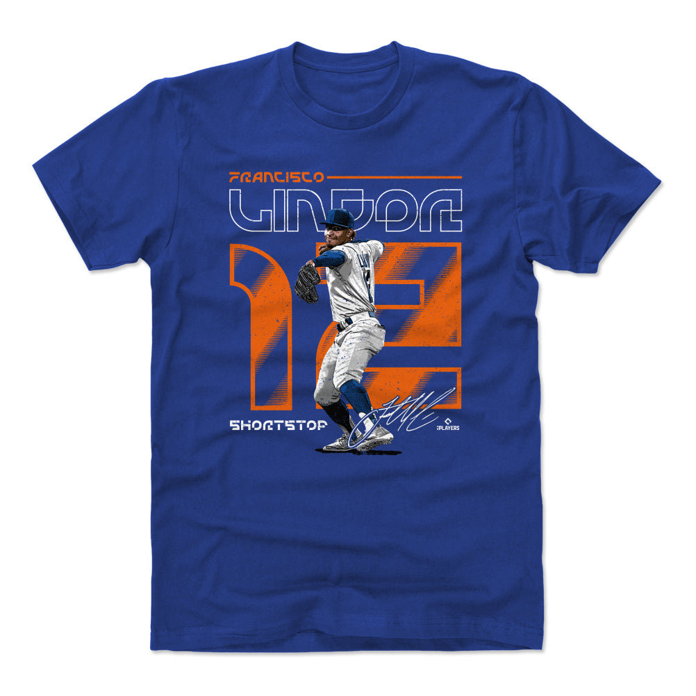 Francisco Lindor Men's Cotton T-Shirt | 500 LEVEL