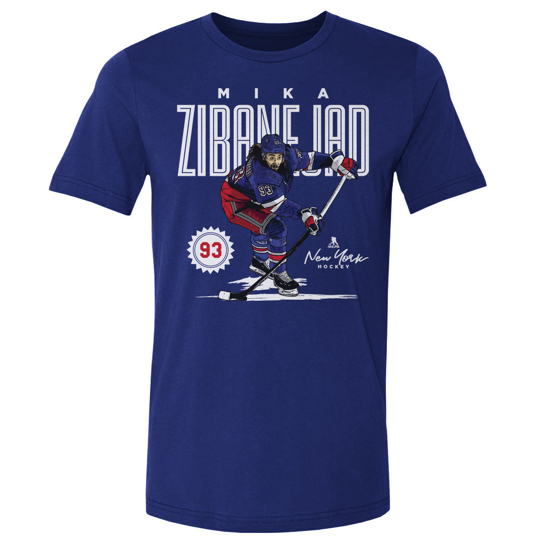 Mika Zibanejad Men's Cotton T-Shirt | 500 LEVEL