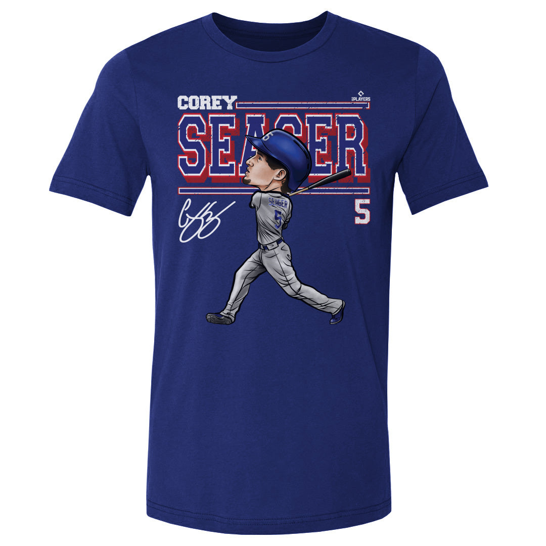 Corey Seager Men&#39;s Cotton T-Shirt | 500 LEVEL