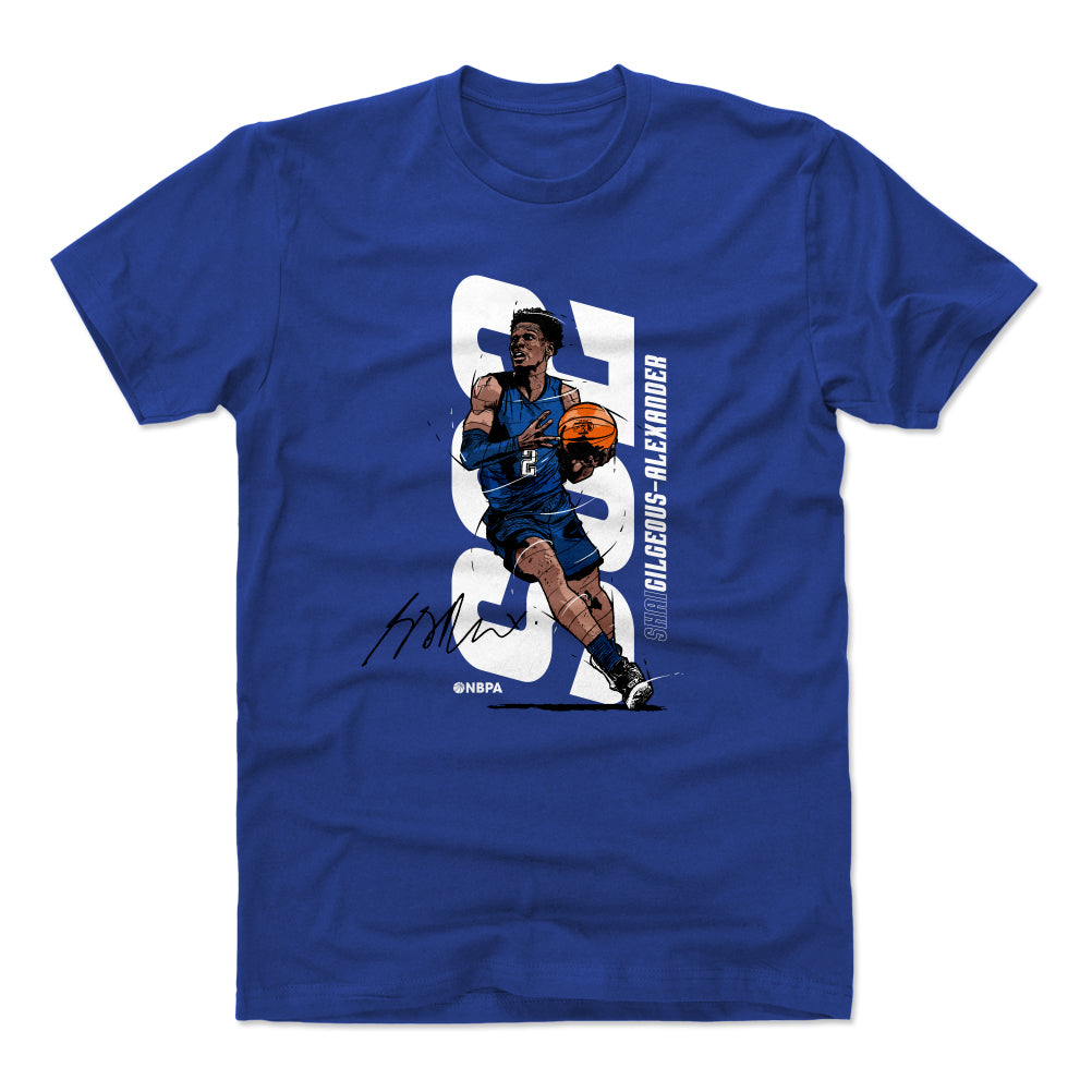 Shai Gilgeous-Alexander Men's Cotton T-Shirt | 500 LEVEL