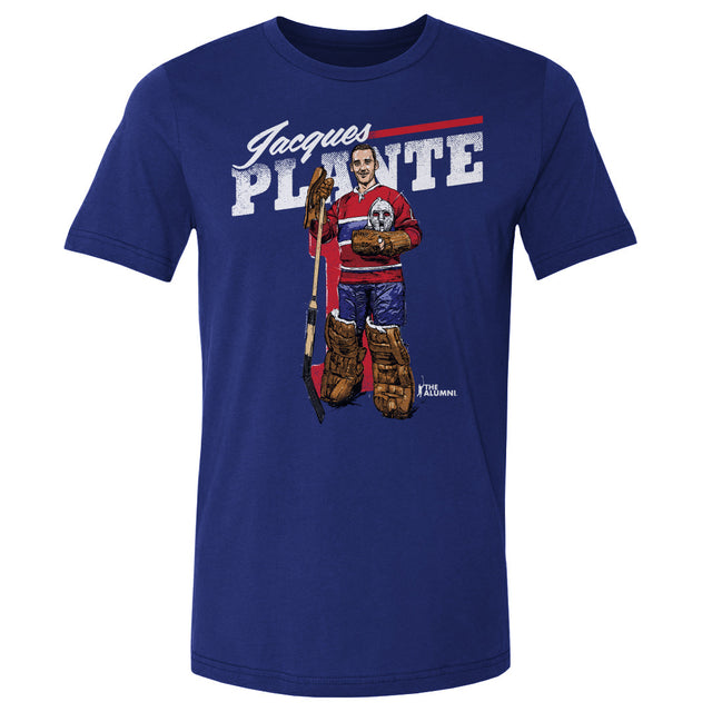 Jacques Plante Men's Cotton T-Shirt | 500 LEVEL