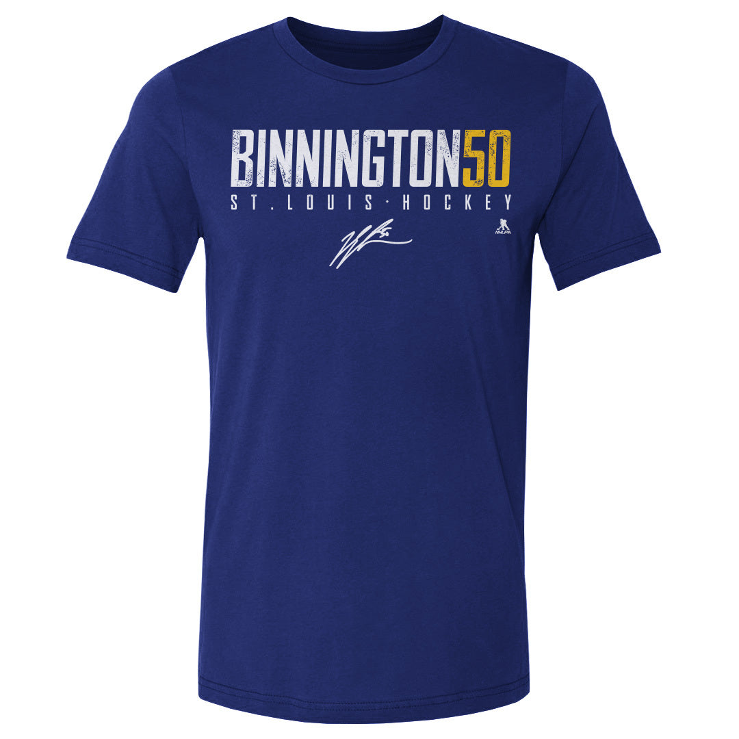 Jordan Binnington Men's Cotton T-Shirt | 500 LEVEL