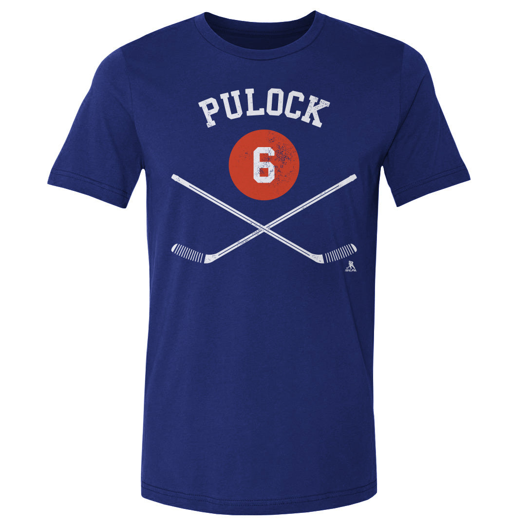 Ryan Pulock Baseball Tee Shirt  New York Hockey Men's Baseball T