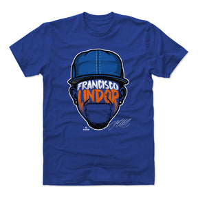 Francisco Lindor Men's Cotton T-Shirt | 500 LEVEL