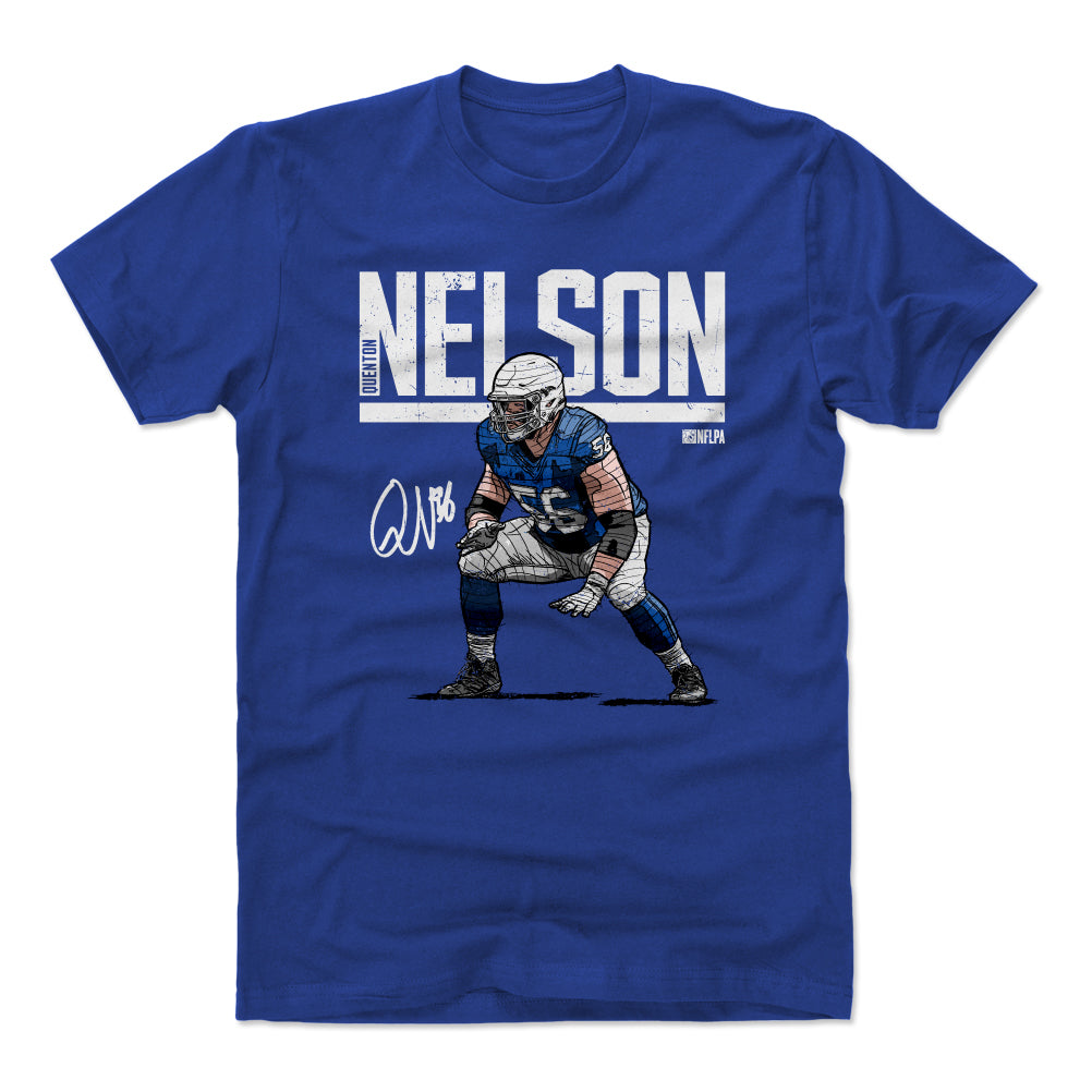 Quenton Nelson Men&#39;s Cotton T-Shirt | 500 LEVEL