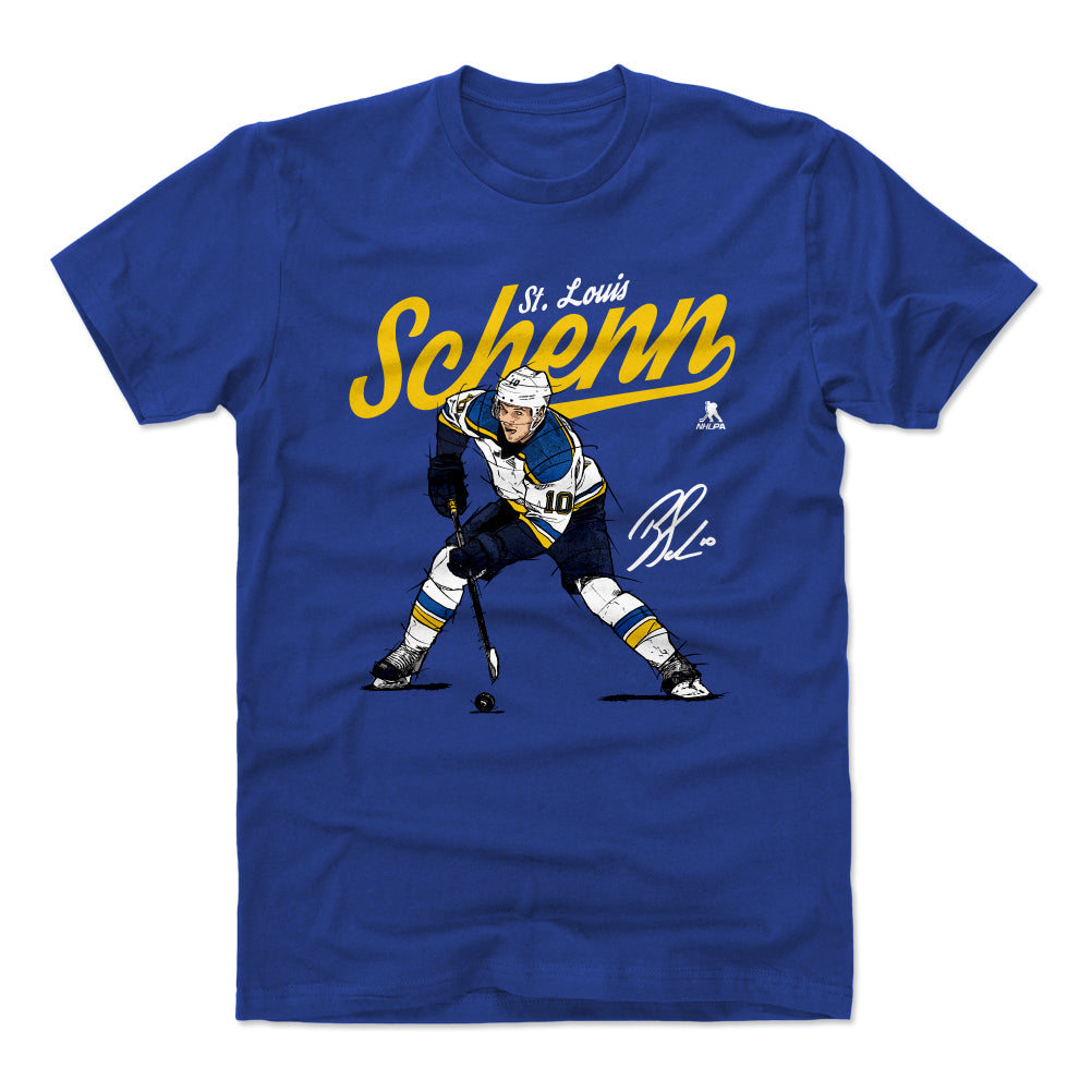 Brayden Schenn Men's Cotton T-Shirt | 500 LEVEL