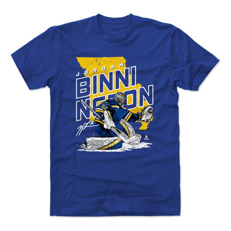 Jordan Binnington Men's Cotton T-Shirt | 500 LEVEL