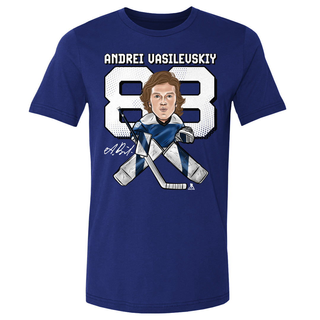 Andrei Vasilevskiy Men's Cotton T-Shirt | 500 LEVEL