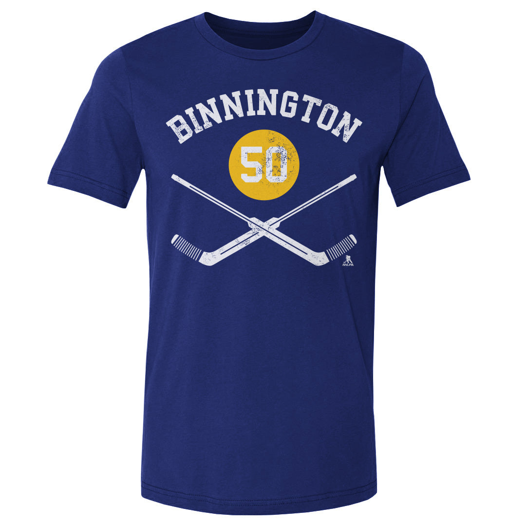 Jordan Binnington Men's Cotton T-Shirt | 500 LEVEL