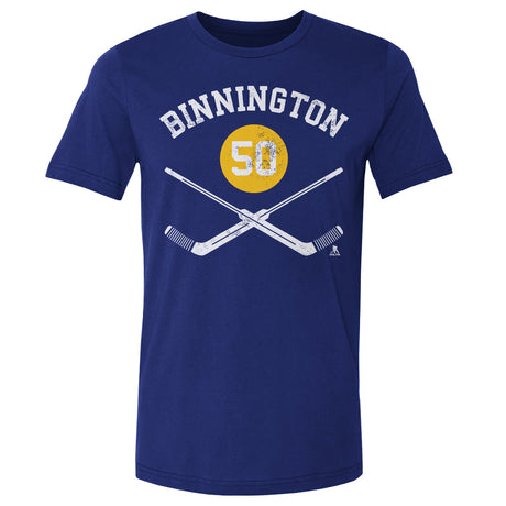 Jordan Binnington Men's Cotton T-Shirt | 500 LEVEL