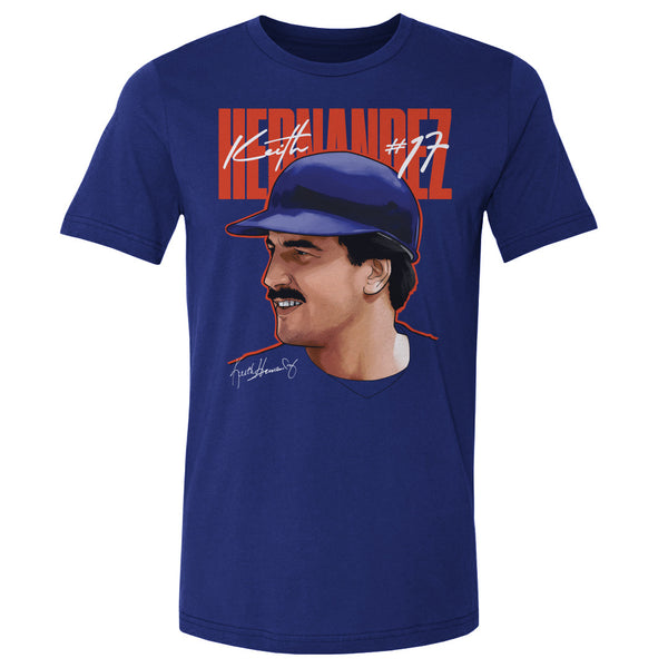 Officially Licensed MLB Apparel 500 LEVEL Keith Hernandez 3/4 Sleeve T-Shirt (Baseball Tee, X-Small, Red/Heather Gray) - Keith Hernandez St. Louis Retro WHT Baseball T-shirt