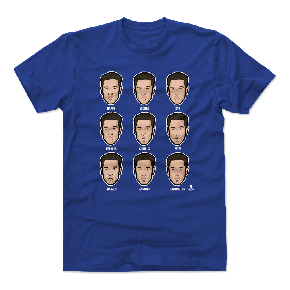 Jordan Binnington Men's Cotton T-Shirt | 500 LEVEL