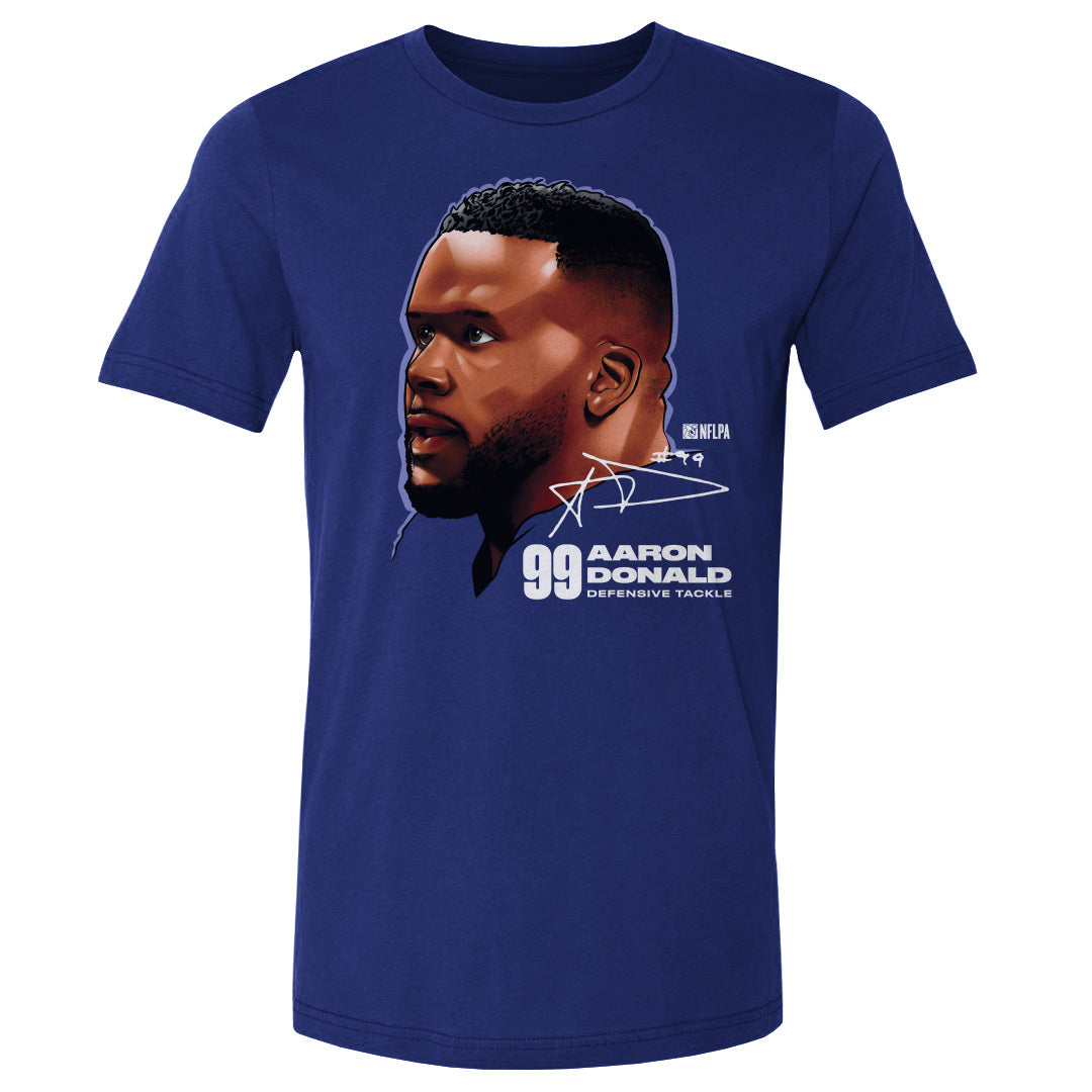 Aaron Donald Men&#39;s Cotton T-Shirt | 500 LEVEL