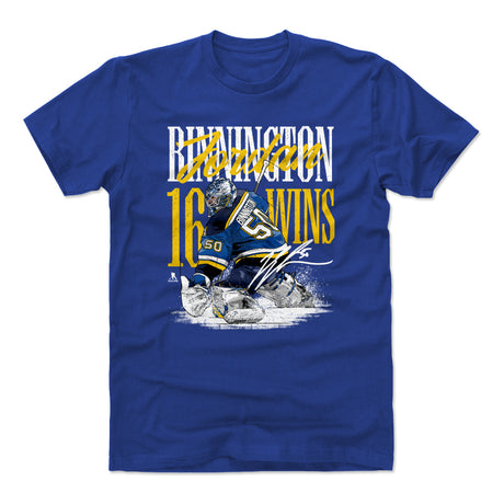 Jordan Binnington Men's Cotton T-Shirt | 500 LEVEL