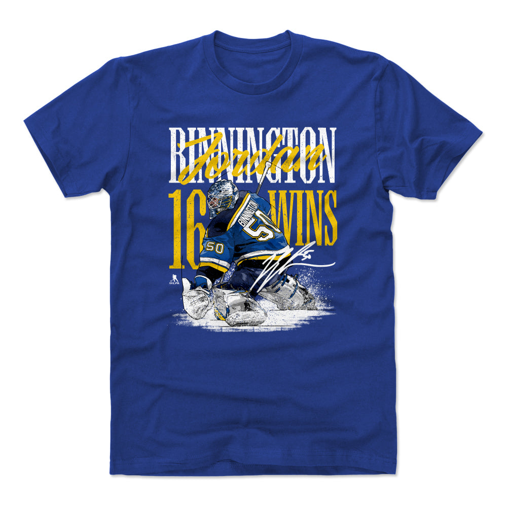 St Louis Blues Shirt Jordan Binnington Playing Hockey St Louis