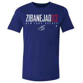 Mika Zibanejad Men's Cotton T-Shirt | 500 LEVEL
