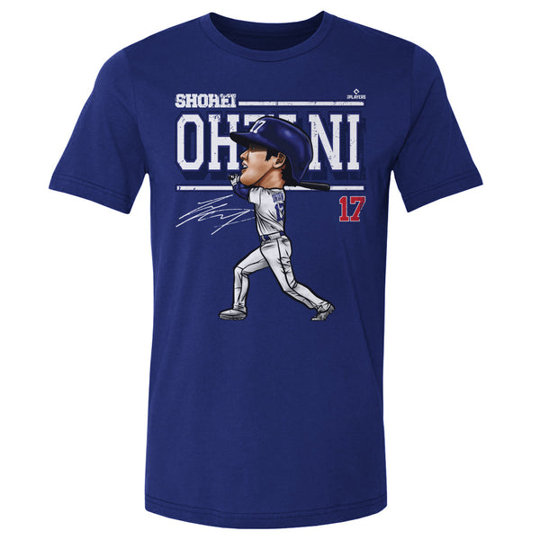 Shohei Ohtani Tシャツ MLB PLAYERS Men-Cotton-T-Shirt-Royal-