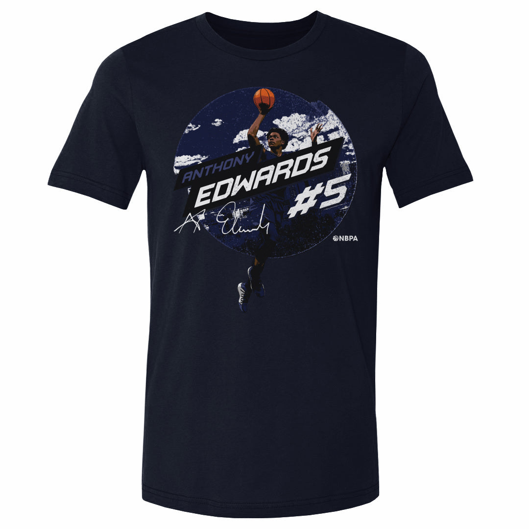 Anthony Edwards Men's Cotton T-Shirt | 500 LEVEL