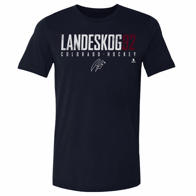Gabriel Landeskog Men's Cotton T-Shirt | 500 LEVEL