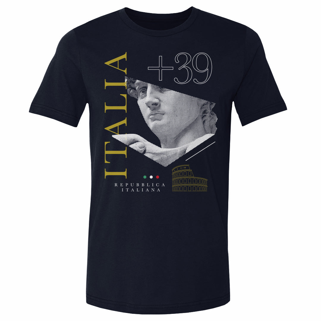 Italy Men's Cotton T-Shirt | 500 LEVEL