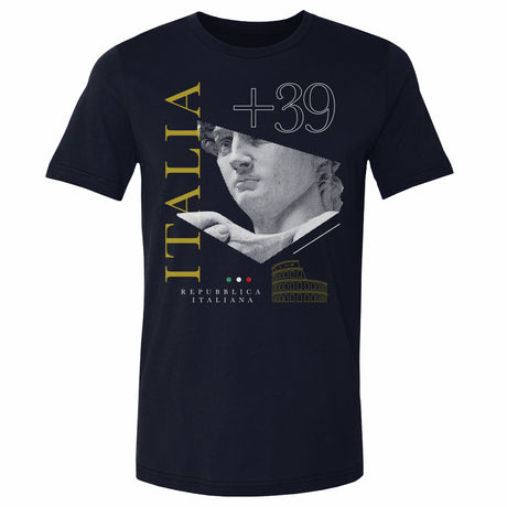 Italy Men's Cotton T-Shirt | 500 LEVEL