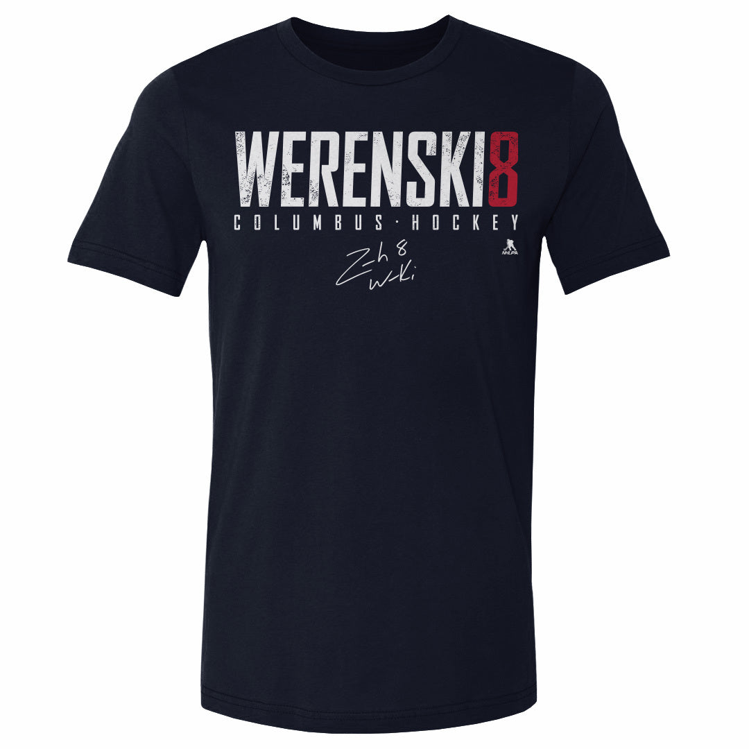 Zach Werenski Men&#39;s Cotton T-Shirt | 500 LEVEL
