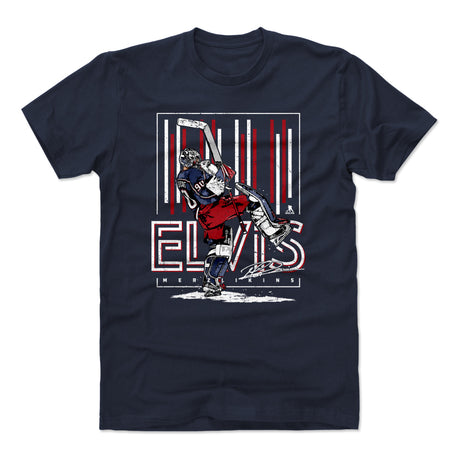 Elvis Merzlikins Men's Cotton T-Shirt | 500 LEVEL
