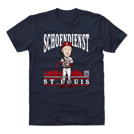 Red Schoendienst Men's Cotton T-Shirt | 500 LEVEL