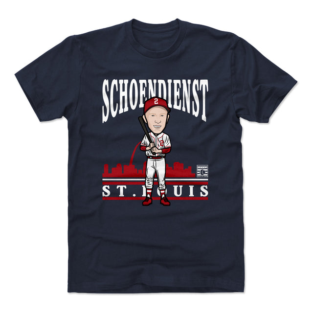 Red Schoendienst Men's Cotton T-Shirt | 500 LEVEL