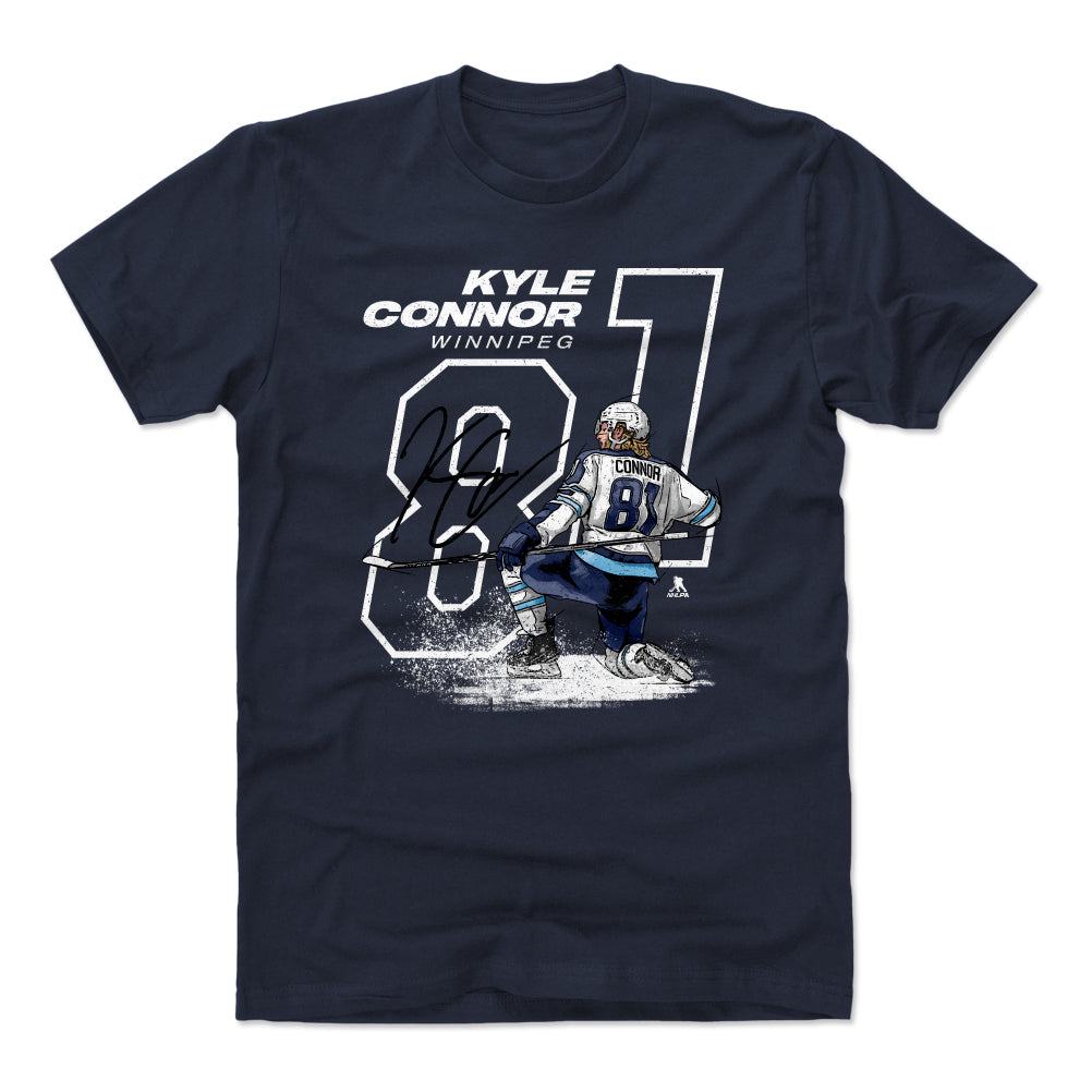 Kyle Connor Men's Cotton T-Shirt | 500 LEVEL