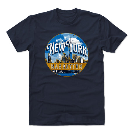 Manhattan Men's Cotton T-Shirt | 500 LEVEL