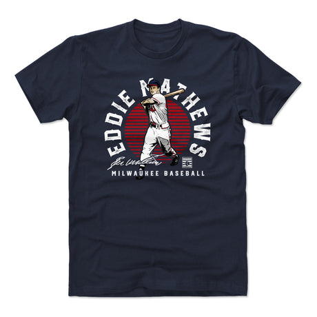 Eddie Mathews Men's Cotton T-Shirt | 500 LEVEL