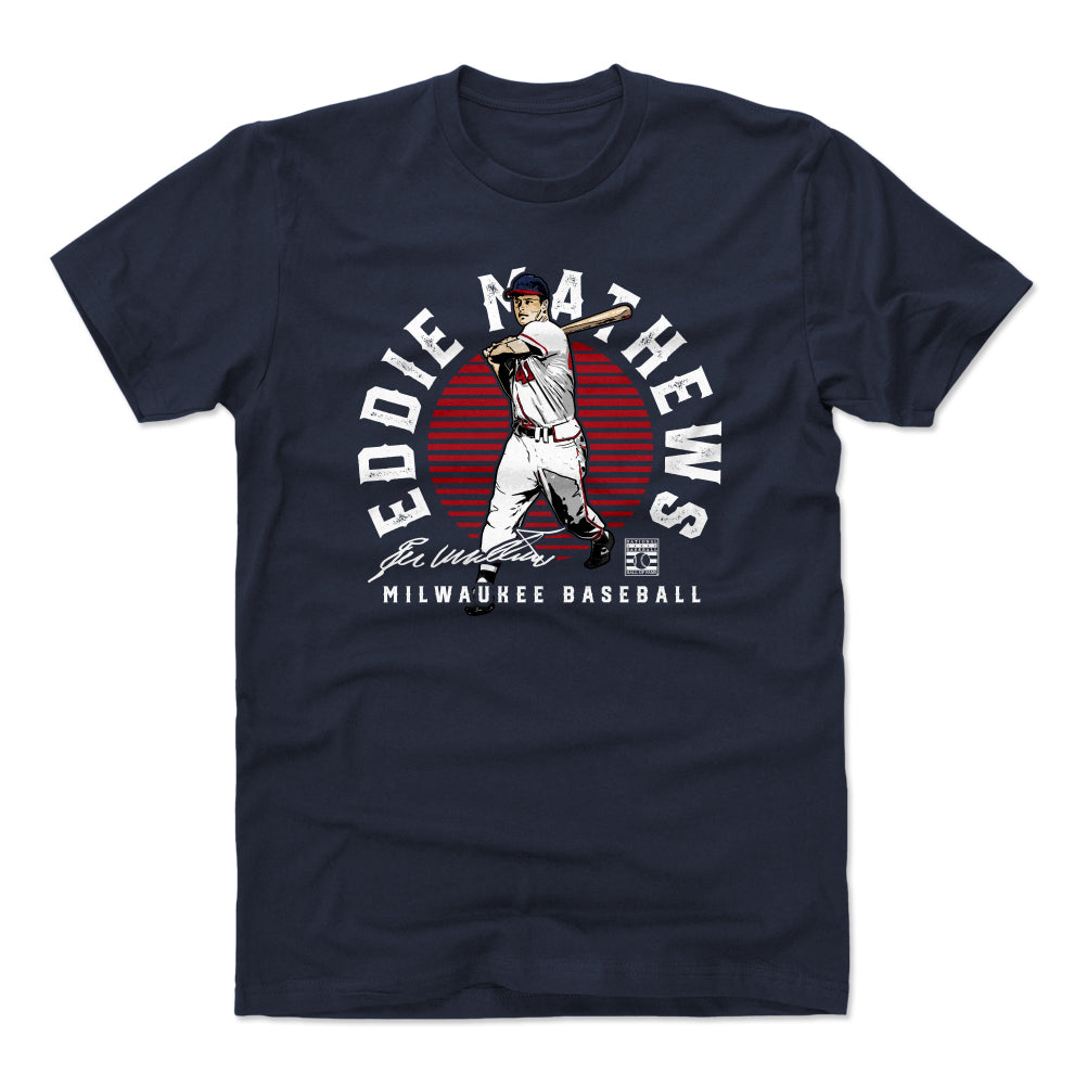 Eddie Mathews Men&#39;s Cotton T-Shirt | 500 LEVEL