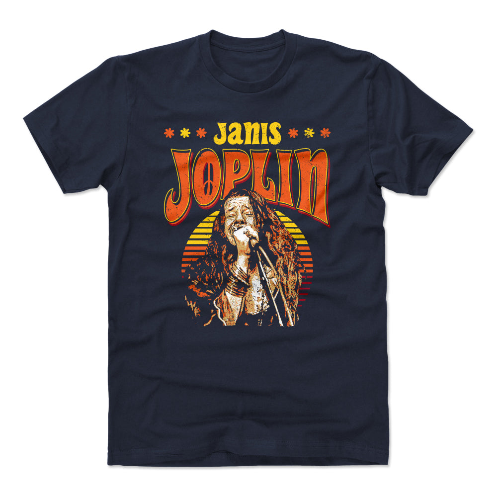 Janis Joplin Men's Cotton T-Shirt | 500 LEVEL