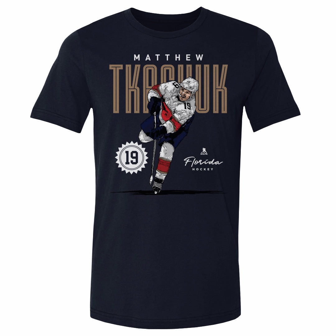 Matthew Tkachuk Men&#39;s Cotton T-Shirt | 500 LEVEL