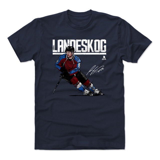 Gabriel Landeskog Men's Cotton T-Shirt | 500 LEVEL