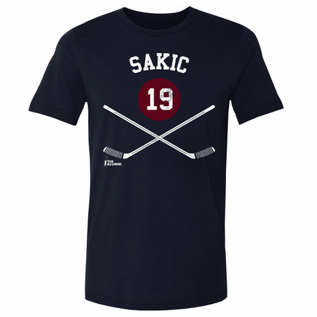 Joe Sakic Men's Cotton T-Shirt | 500 LEVEL