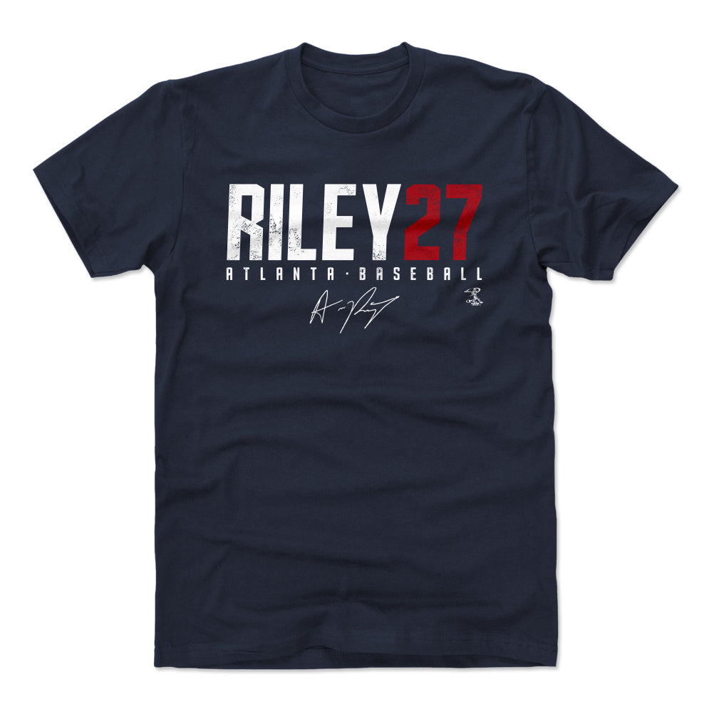 Austin Riley Kids Toddler T-Shirt - Heather Gray - Atlanta | 500 Level Major League Baseball Players Association (MLBPA)