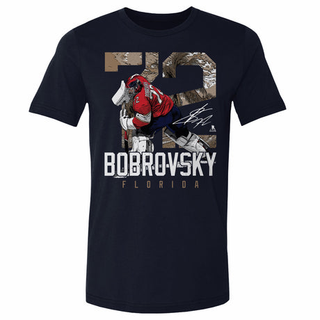 Sergei Bobrovsky Men's Cotton T-Shirt | 500 LEVEL