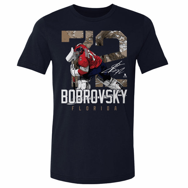 Sergei Bobrovsky Men's Cotton T-Shirt | 500 LEVEL
