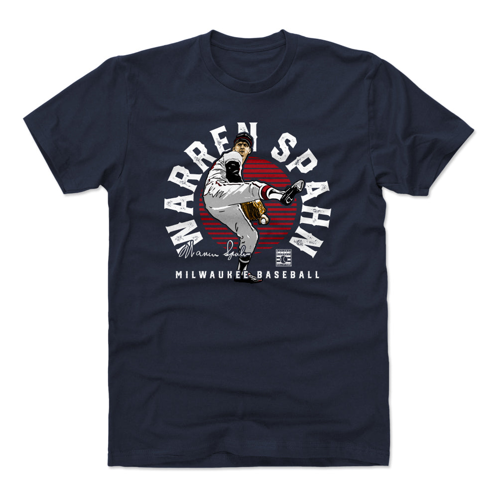 Warren Spahn Men's Cotton T-Shirt | 500 LEVEL