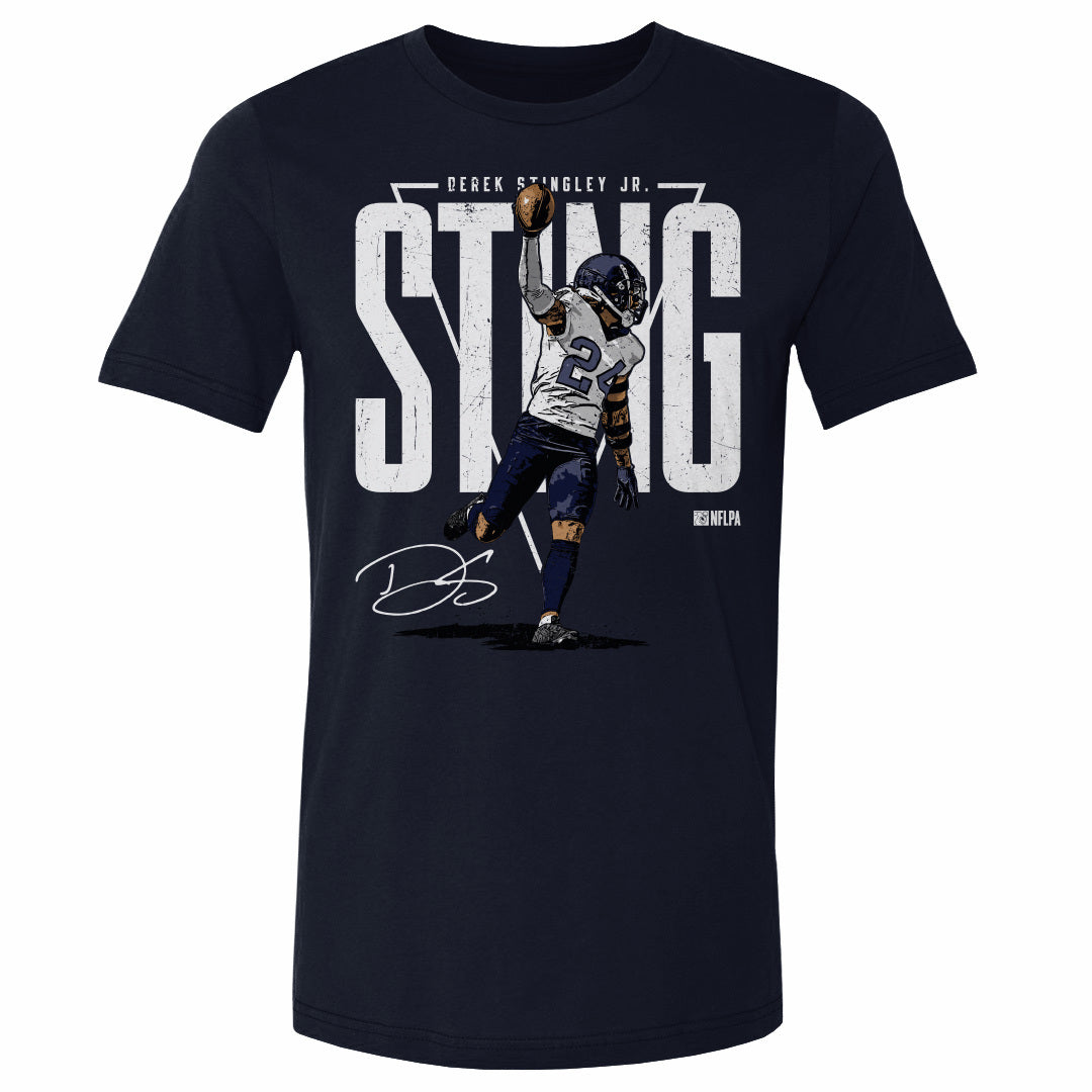Derek Stingley Jr. Men&#39;s Cotton T-Shirt | 500 LEVEL