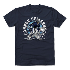 Connor Hellebuyck Men's Cotton T-Shirt | 500 LEVEL