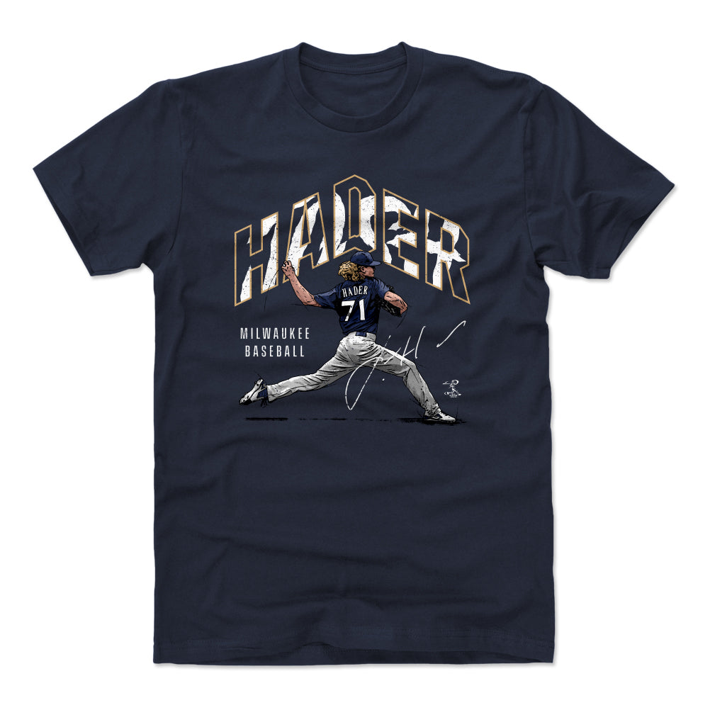 Josh Hader Men&#39;s Cotton T-Shirt | 500 LEVEL