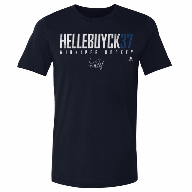 Connor Hellebuyck Men's Cotton T-Shirt | 500 LEVEL