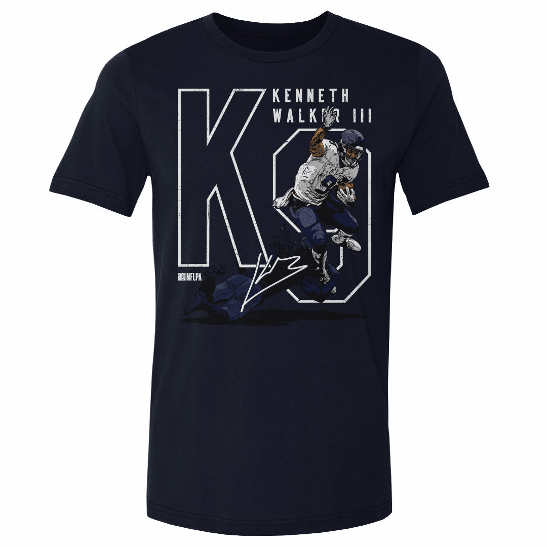 Kenneth Walker III Men&#39;s Cotton T-Shirt | 500 LEVEL