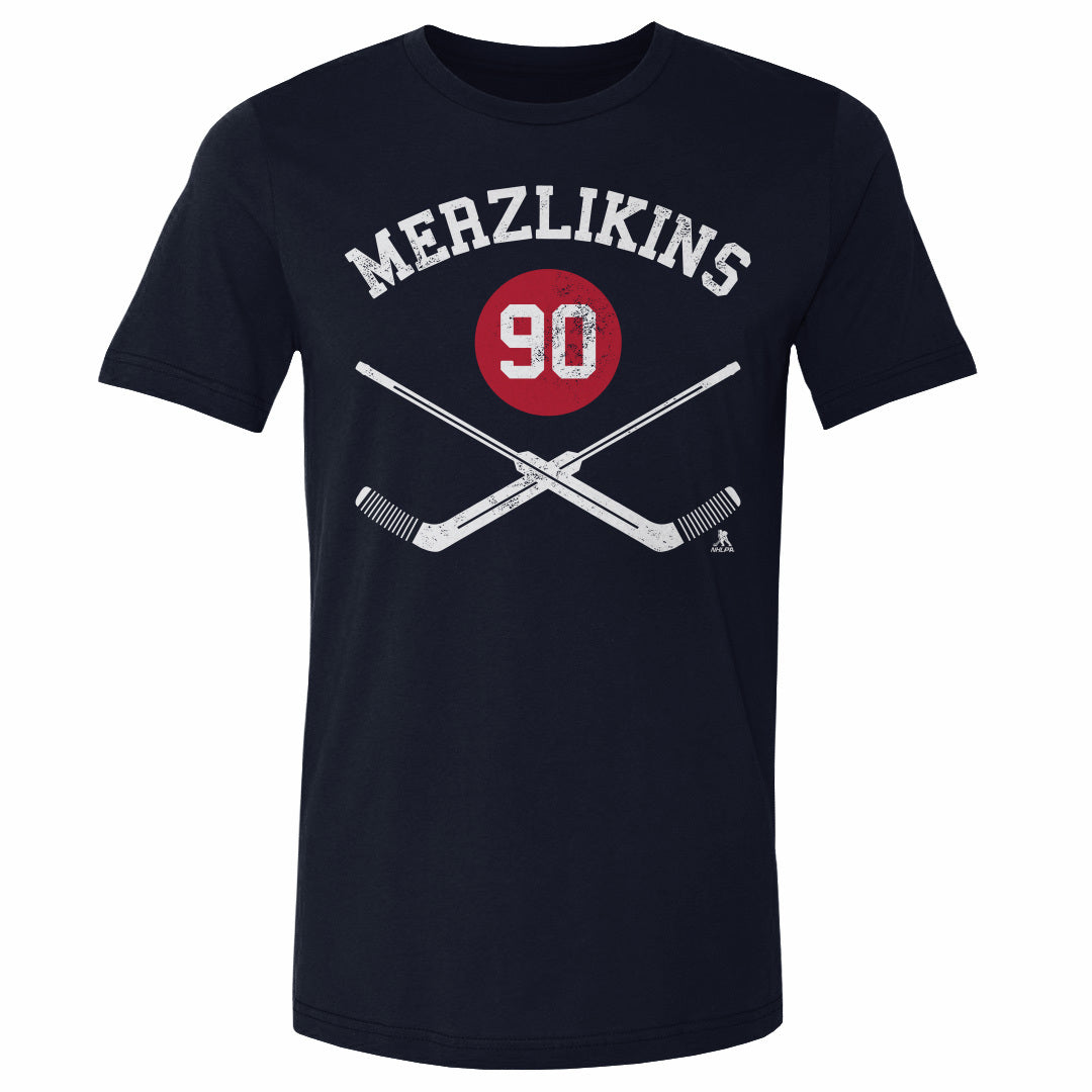 Elvis Merzlikins Men&#39;s Cotton T-Shirt | 500 LEVEL