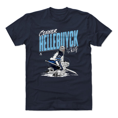 Connor Hellebuyck Men's Cotton T-Shirt | 500 LEVEL